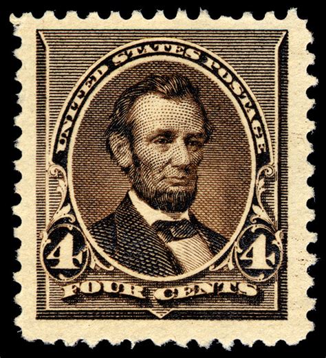 lincoln 4 cent stamp|lincoln 4c stamp value.